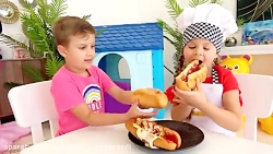 دیانا آشپزی میکنه ,,, ماجراهای...