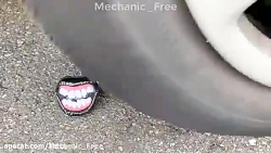 ♡ له کردن وسایل کیوت زیر ماشین...