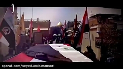 حشد الشعبی اقدام به ضدعفونی خیابان ها کرد