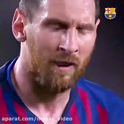 ضربه آزاد فوق العاده مسی به لی...