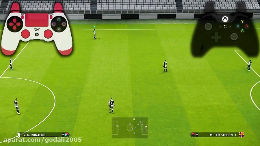 اموزش pes2020 : شوت کشنده از راه دور