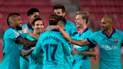 گل های بازی مایورکا 0-4 بارسلو...