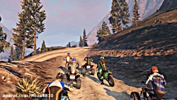 مسابقه موتور سواری در Gta v