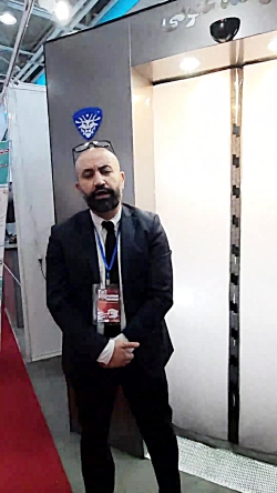 تونل ضدعفونی کرونا در نمایشگاه...