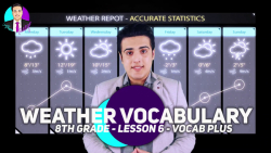 ویدیو لغات مربوط به آب و هوا در زبان انگلیسی هشتم