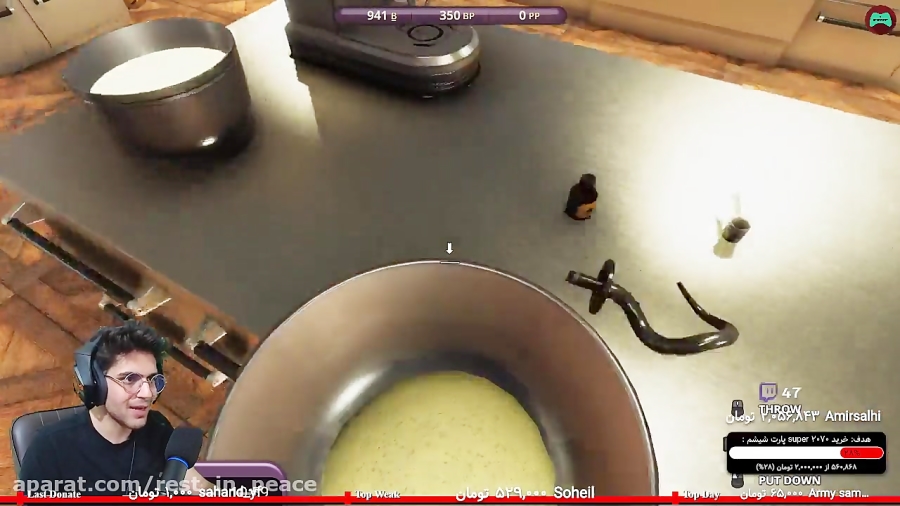 پارت 3 استریم Cake Simulator رنگارنگ زیبااا پرووووو !