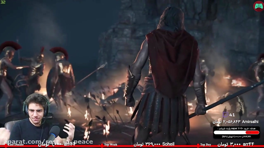 پارت 1 استریم Assassins Creed Odyssey با زیرنویس فارسی شروع داستان !
