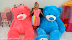 دیانا و روما :: بازی با تدی خر...