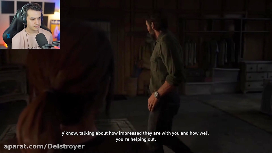 بازی The last of us 2 با آریا...
