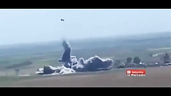 پرتاب شدن خودروی انتحاری داعش...