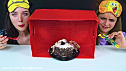 چالش غذا خوري اسمر _ چالش جعبه...