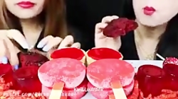 چالش اسمر خوردنی های قرمز