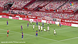 خلاصه بازی؛ سویا ۰-۰ بارسا