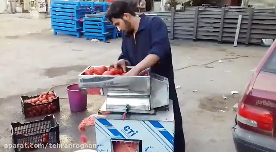دستگاه آب گوجه گیری رب گیری و آبلیموگیری آبغوره گیری 09123691437