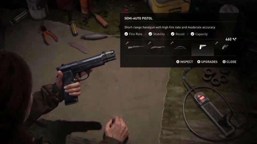 ارتقا تمام سلاح ها در بازی The Last of Us Part II