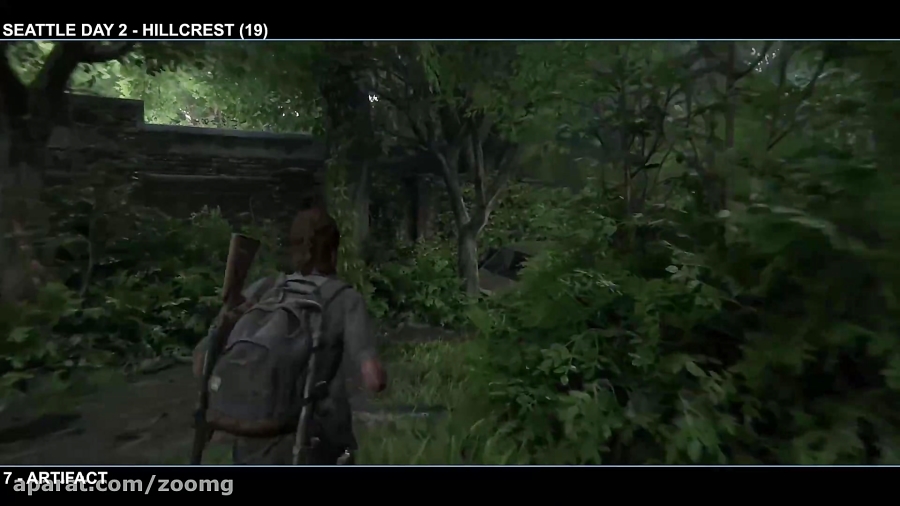 پارت دوم تروفی آیتم های جمع آوری بازی The Last of Us Part II با کاراکتر الی