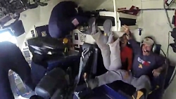 لختی آسایش در هواپیمای C 130 گ...