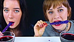 چالش غذا خوري اسمر _ شکلات و ژ...