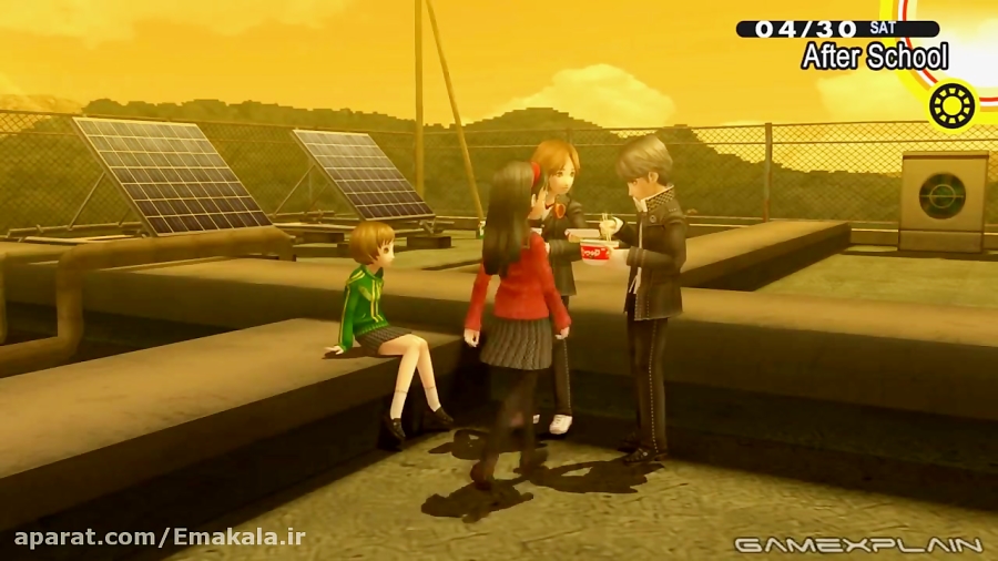 گیم پلی بازی Persona 4 Golden