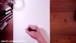 آموزش کشیدن نقاشی دختر کفشدوزک...