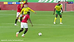 خلاصه بازی نوریچ  منچستریونایت...