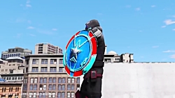 مبارزه کاپیتان آمریکا و مرد عن...