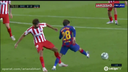 خلاصه بازی بارسلونا  اتلتیکوما...