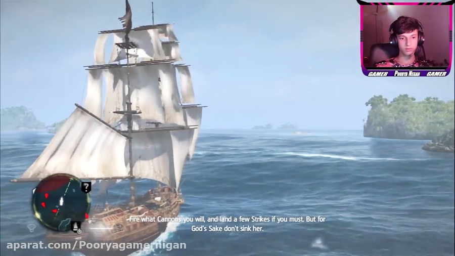 حمله به جزیره با کشتی در Assassin Creed iv