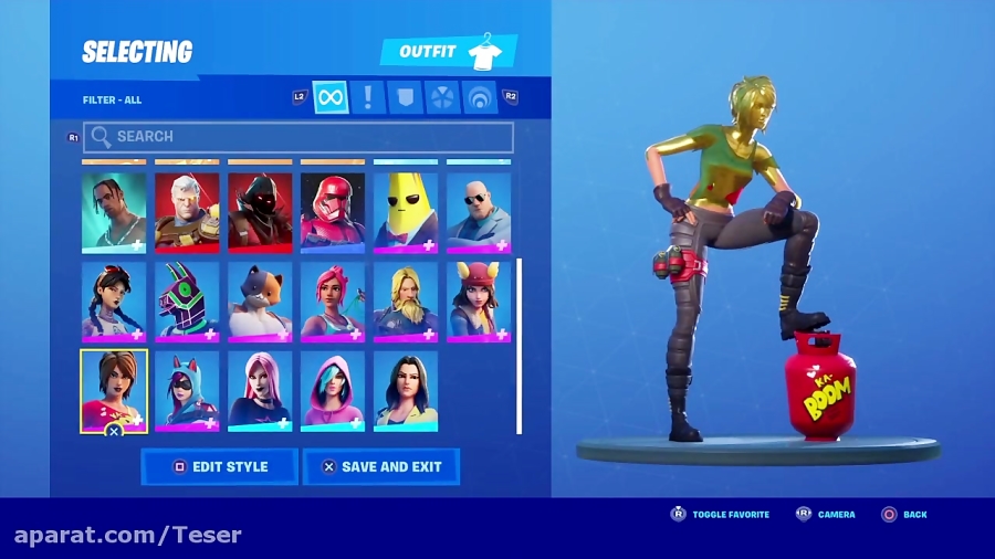 اسکین های فورتنایت من my fortnite skins