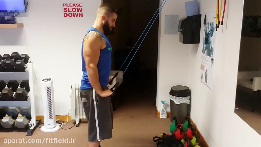 10  تمرین بدنسازی با کش