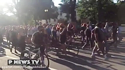 شعارهاي ضد اسرائيلي در اعتراضا...