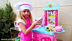 ناستیا و بازی رستوران داری ::...