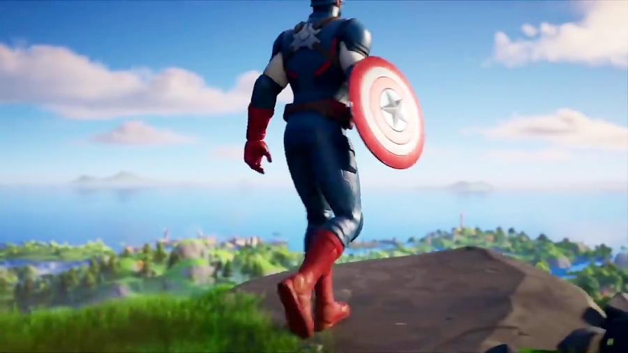 تریلر شخصیت کاپیتان آمریکا در بازی Fortnite
