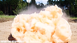 چالش نوشابه با منتوس  آزمایش&z...