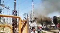 آتش سوزی در نیروگاه زرگان اهوا...