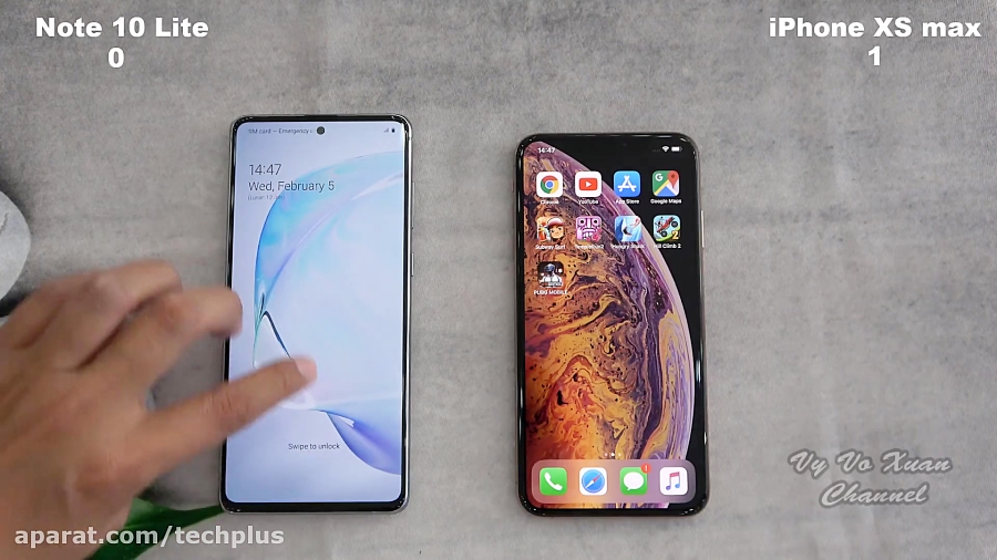مقایسه سرعت و دوربین Galaxy No...