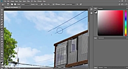 آموزش حذف اضافات تصویر و ادیت رندر های معماری با فتوشاپ  در چند دقیقه