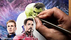 کشیدن نقاشی بسیار واقعی از اون...