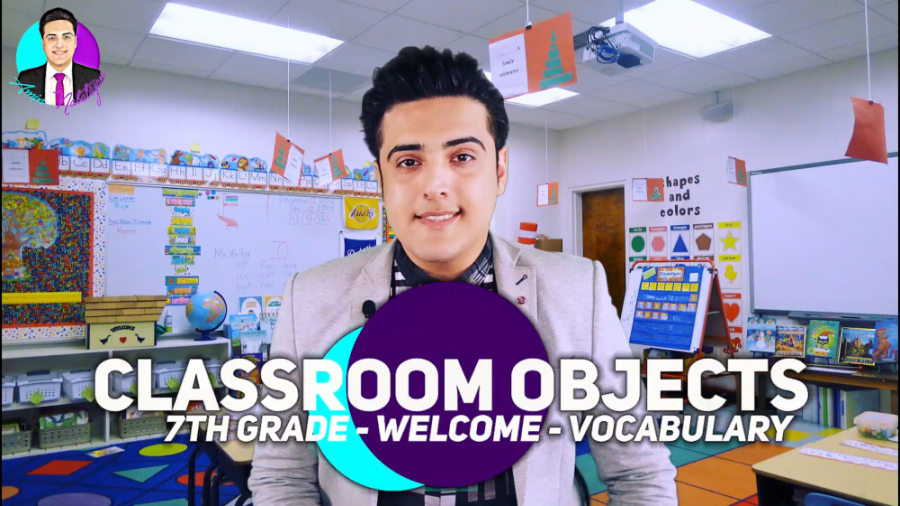 ویدیو آموزش لوازم داخل کلاس به زبان انگلیسی