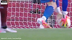 اولین گل کریستیانو از روی ضربه...