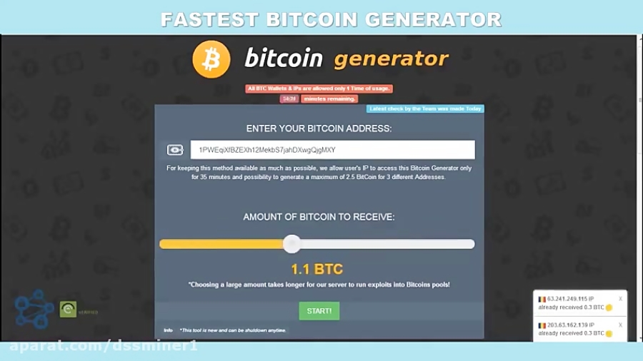 Fake bitcoin transaction generator apk