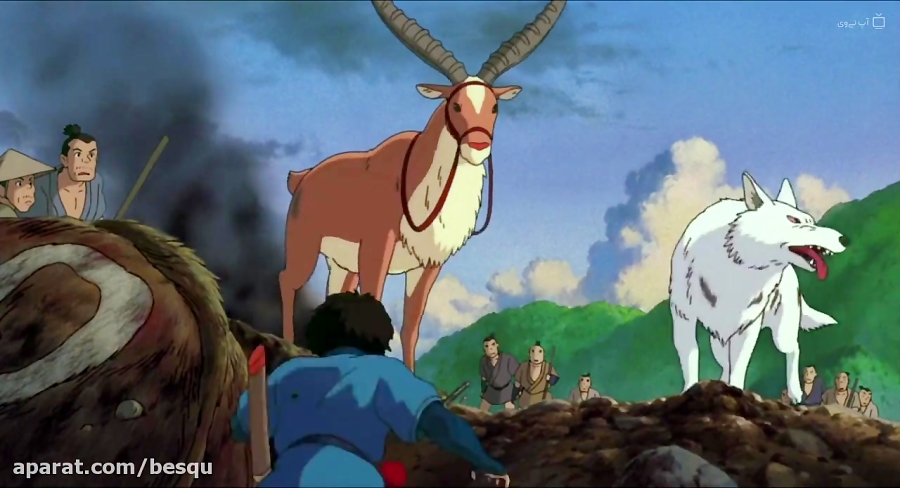 انیمیشن شاهزاده مونونوکه Princess Mononoke 1997 با دوبله فارسی زمان7695ثانیه