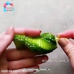 ترفند ها و آموزش های میوه آرای...