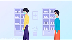 فاصله گذاری اجتماعی در داروخان...