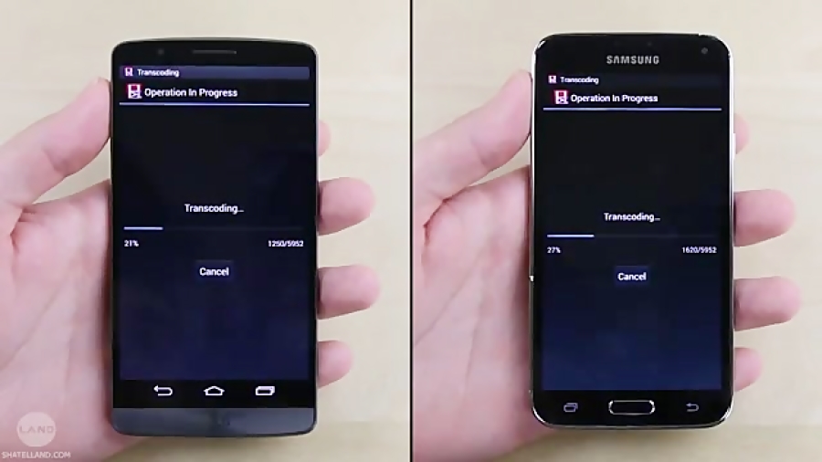 تست سرعت ال جی جی 3 (LG G3) و گلکسی اس 5 (Galaxy S5) کیتی پری