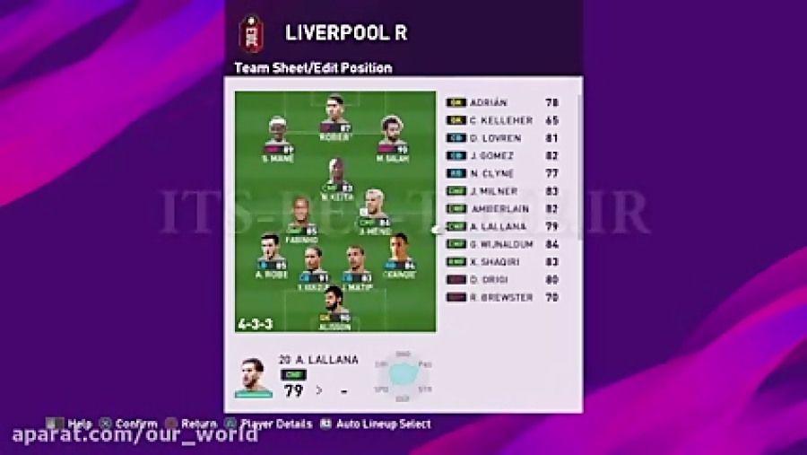 بهترین ترکیب لیورپول در pes 2020