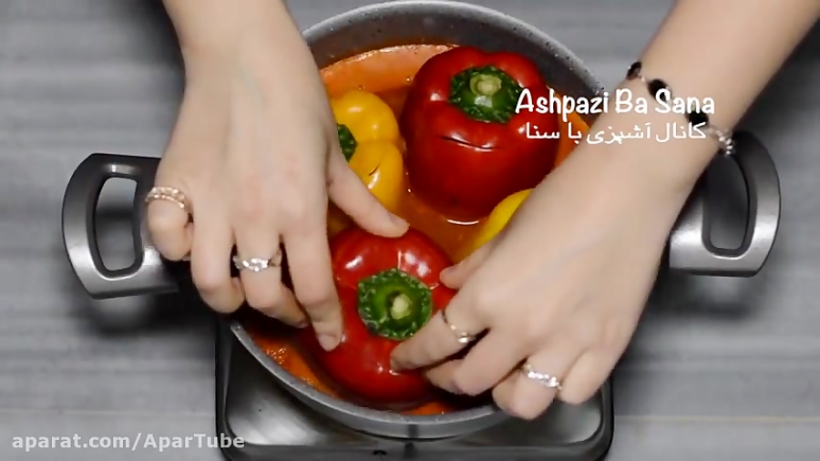 طرز تهیه دلمه فلفل دلمه ای خوشمزه