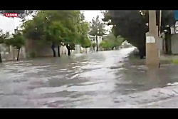 طغیان رودخانه ها و جاری شدن سی...