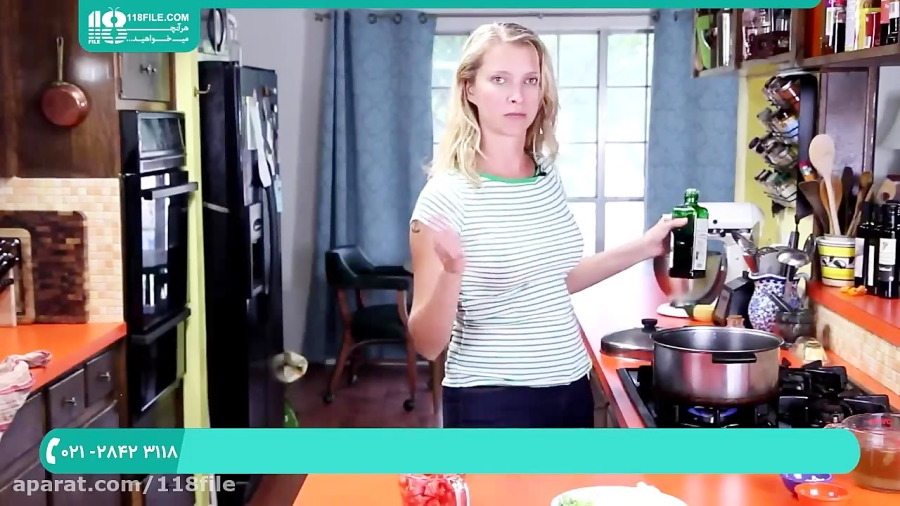آموزش آشپزی | شیرینی پزی | آشپزی آسان و حرفه ای ( سوپ سبزیجات ) 02128423118