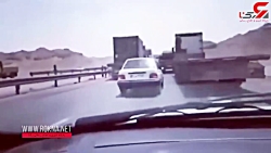 فیلم تصادف هولناک پراید با اتو...